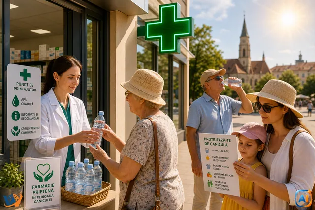 351 de farmacii devin refugii anti-caniculă în Cluj