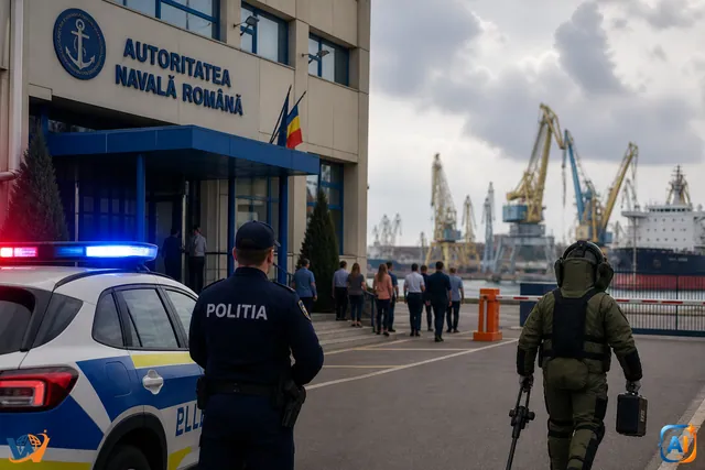 O nouă alertă cu bombă la Portul Constanța, la o zi după prima amenințare