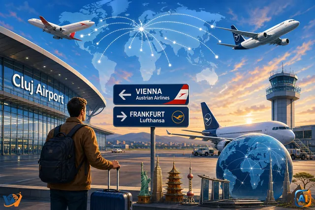 Aeroportul Cluj își întărește legăturile cu lumea