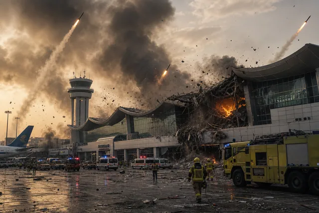 Aeroportul din Kuweit, lovit în plin. Autoritățile activează planul de urgență