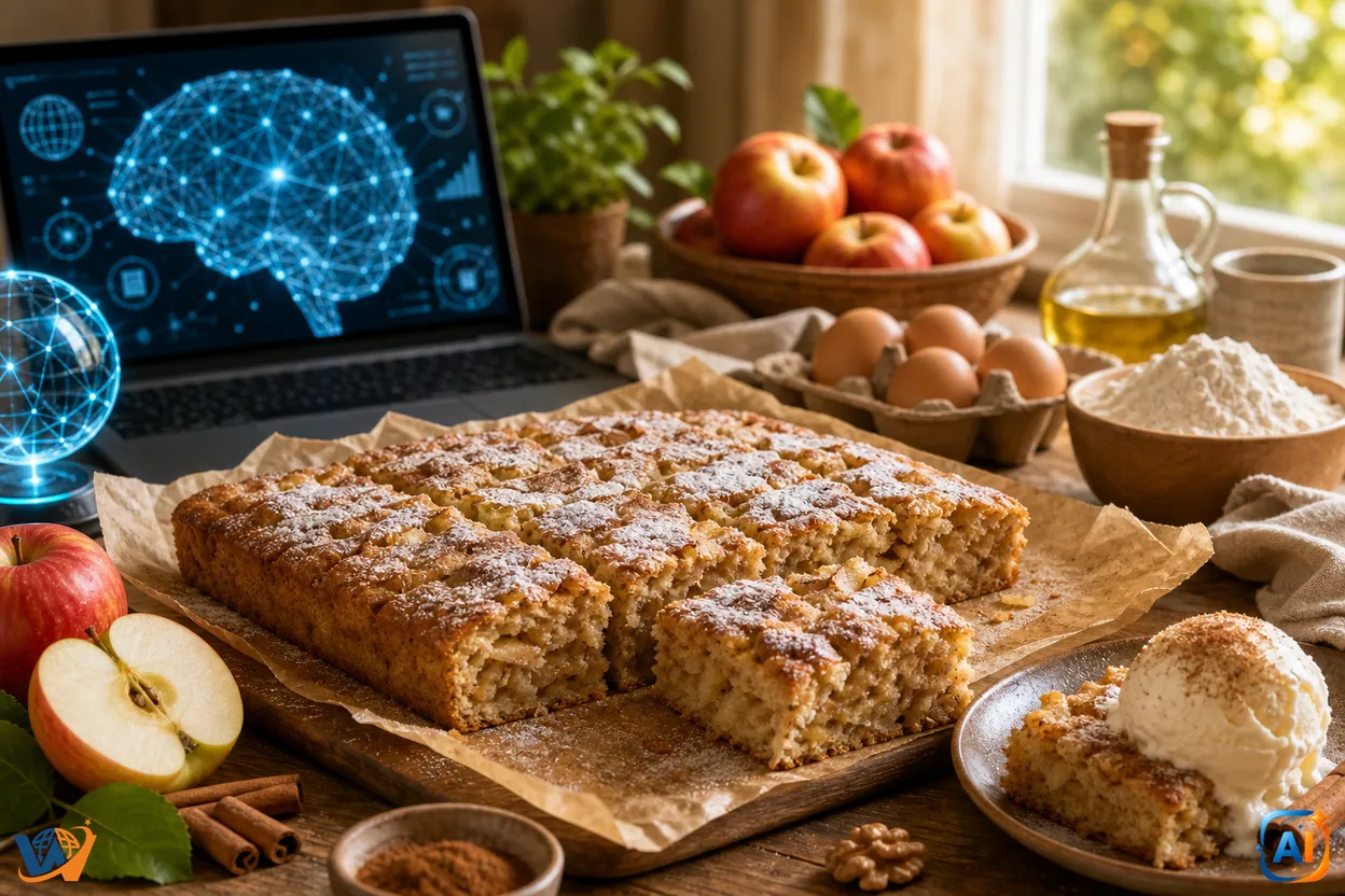 AI Pulse Gastro: Prăjitură rapidă cu mere și scorțișoară