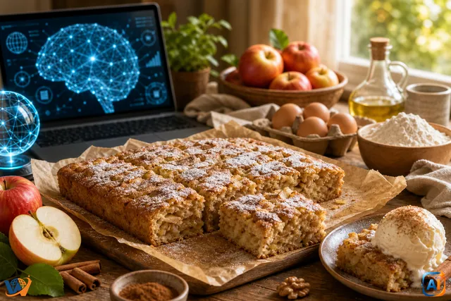 AI Pulse Gastro: Prăjitură rapidă cu mere și scorțișoară