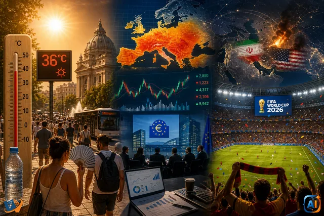 AI Pulse Day: Caniculă, piețe prudente și fotbal mondial