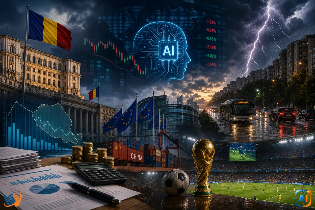 AI Pulse Day: România urmărește economia și vremea severă