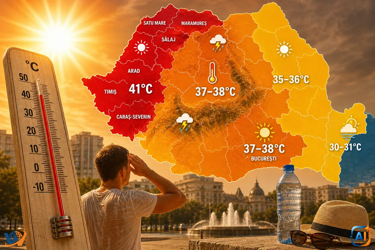 WoW Pulse Meteo: Caniculă extremă în România