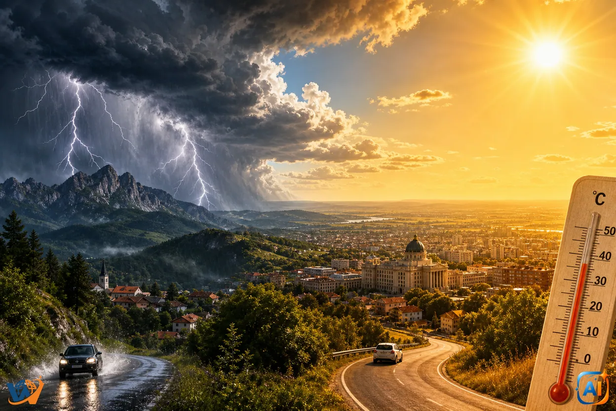 WoW Pulse Meteo: Furtuni în vest, caniculă în sud