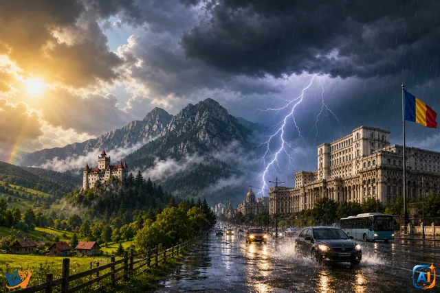 WoW Pulse Meteo: Ploi și răcoare în România
