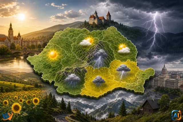 AI Pulse Meteo: Prognoza pentru 8 iunie