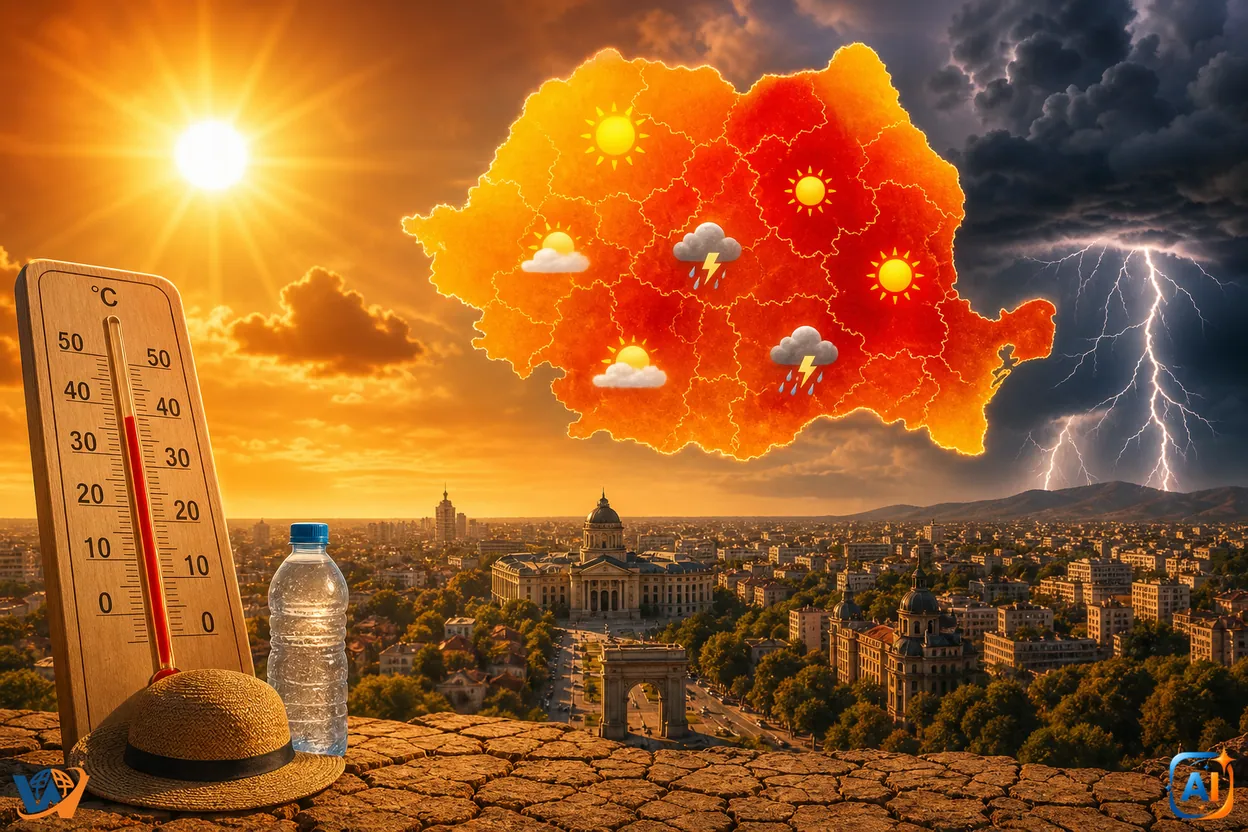 WoW Pulse Meteo: România fierbe mâine