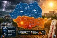 WoW Pulse Meteo: Caniculă și furtuni duminică în România