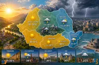 WoW Pulse Meteo: Soare, 32°C în vest, furtuni locale