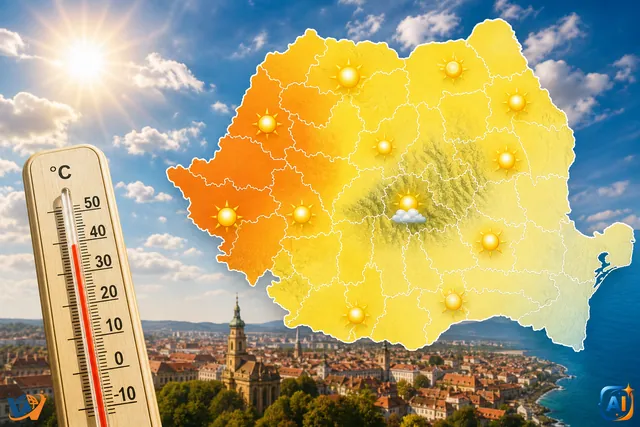 WoW Pulse Meteo: România, luni 10 august