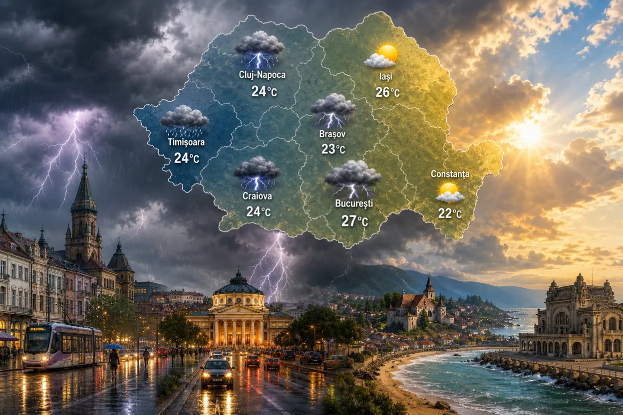 AI Pulse Meteo: Vremea Joi, 4 iunie 2026