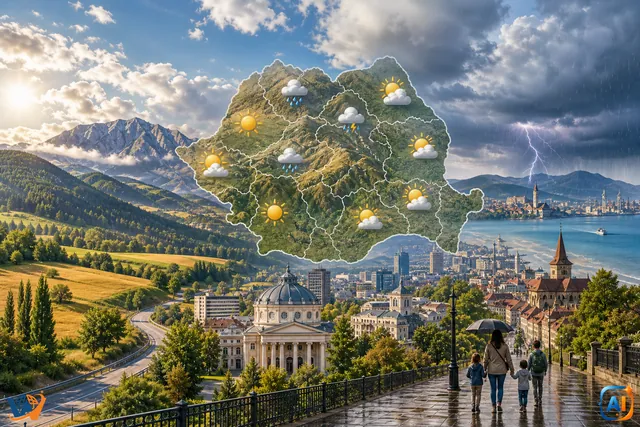 AI Pulse Meteo: vreme plăcută, dar cu averse izolate