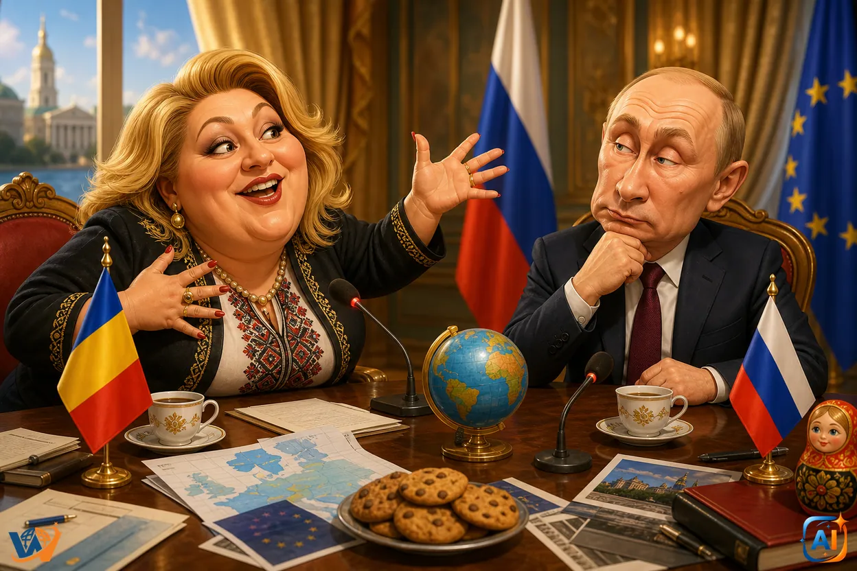 AI Pulse Satiră: Șoșoacă, Putin și eroarea 404