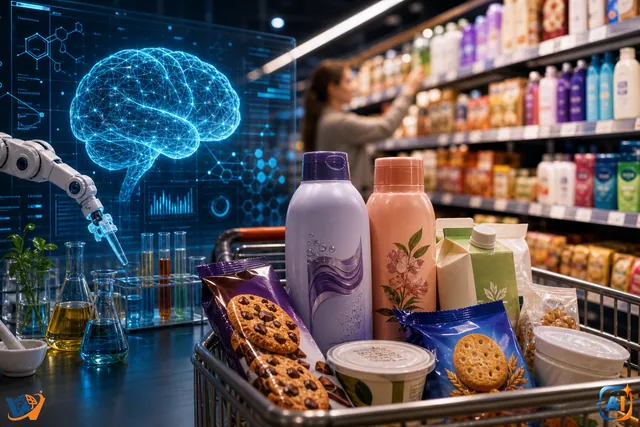 AI-ul ajunge în șampon, biscuiți și supermarket