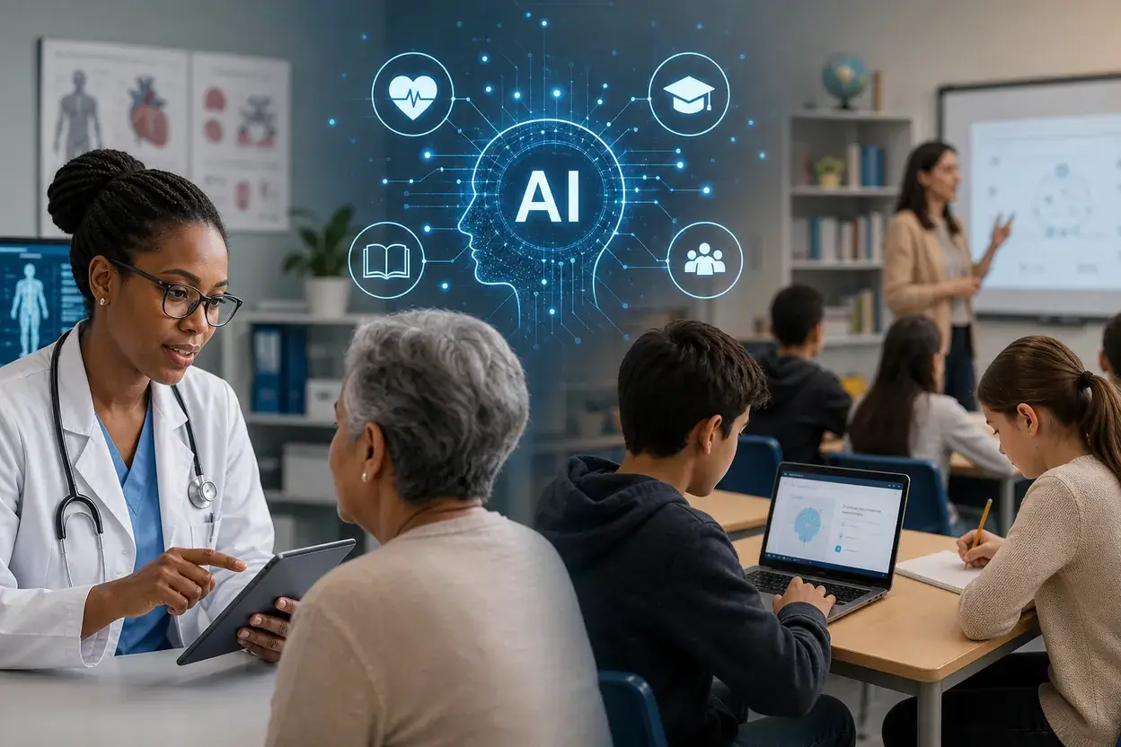 AI-ul intră masiv în sănătate și educație: parteneriat de 200 de milioane de dolari