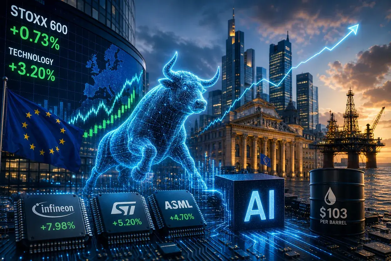 AI-ul ridică bursele Europei: investitorii revin la risc
