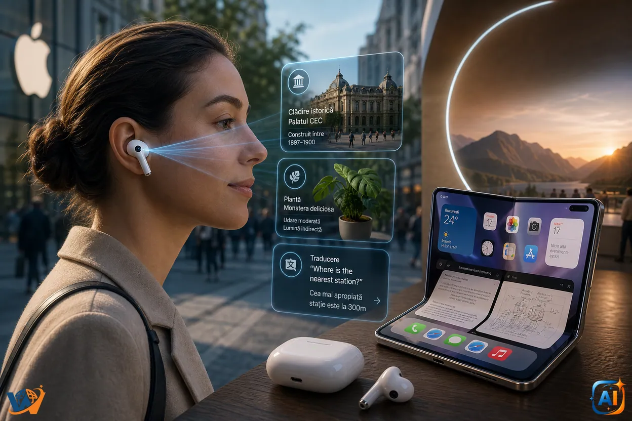 AirPods cu camere? Apple schimbă jocul