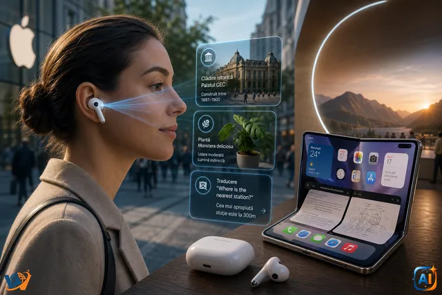 AirPods cu camere? Apple schimbă jocul