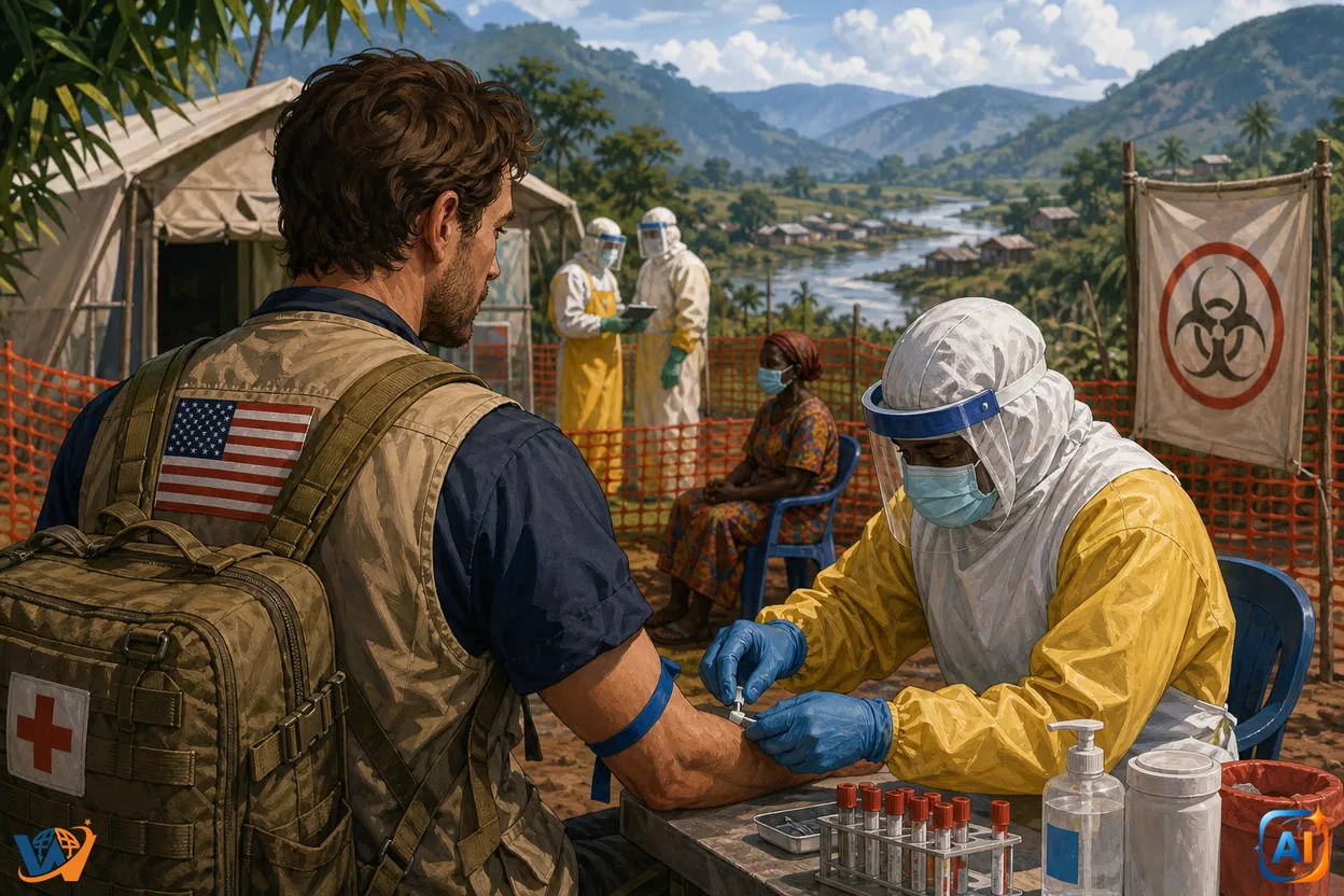 Al doilea cetățean american infectat cu Ebola în focarul din Congo