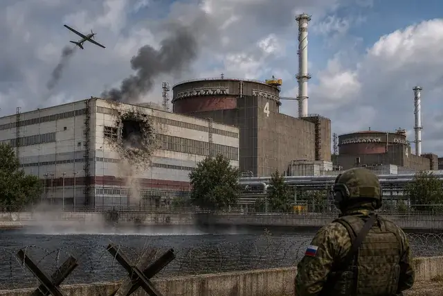 Alertă la cea mai mare centrală nucleară din Europa. O dronă a lovit Zaporojie