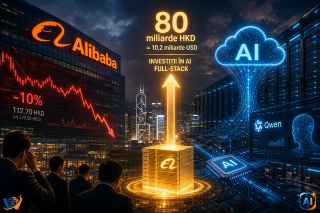 Alibaba pierde 75% din profit și pariază 10 miliarde $ pe AI