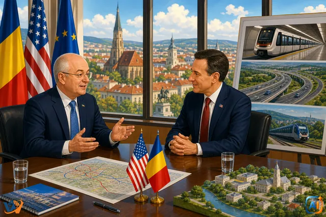 Ambasadorul SUA discută la Cluj despre investiții și metrou
