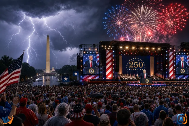 America 250: spectacol, furtuni și discurs politic