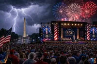 America 250: spectacol, furtuni și discurs politic