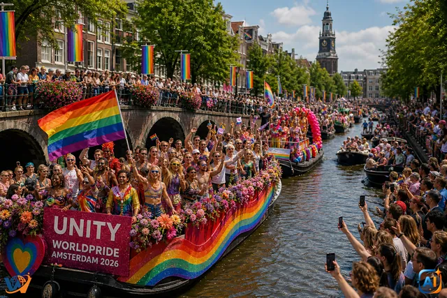 Amsterdam Pride umple canalele de culoare. România rămâne divizată