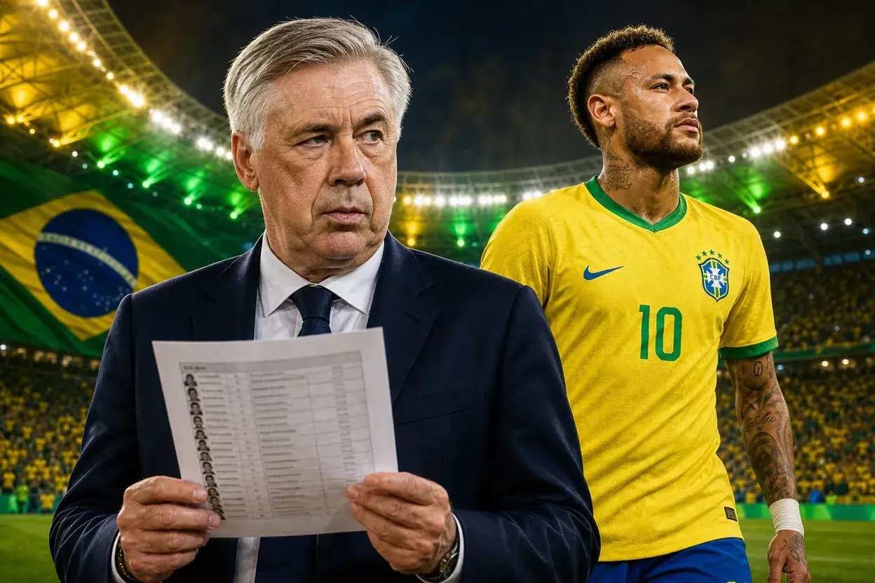 Carlo Ancelotti anunță lotul Braziliei pentru CM 2026. Neymar revine între convocați