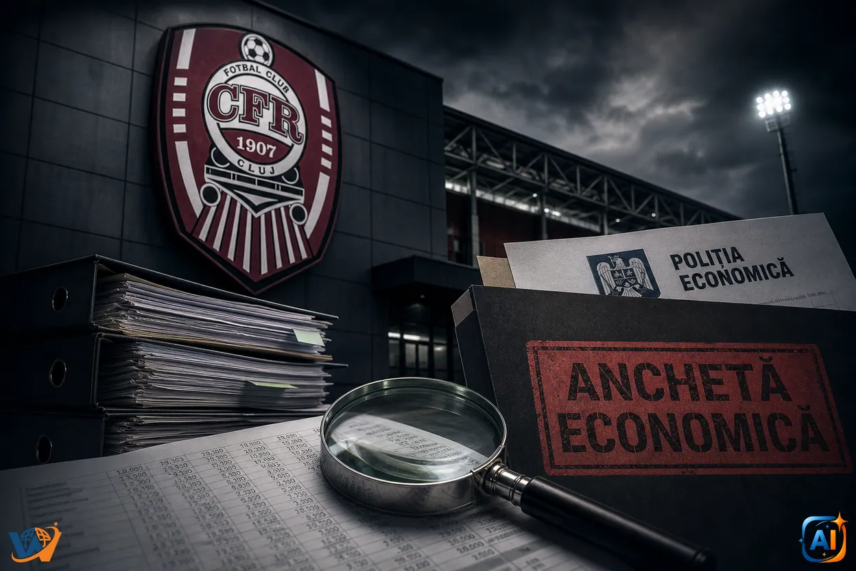 Șoc la CFR Cluj: Poliția Economică investighează clubul pentru suspiciuni de evaziune fiscală - Nelu Varga reacționează dur