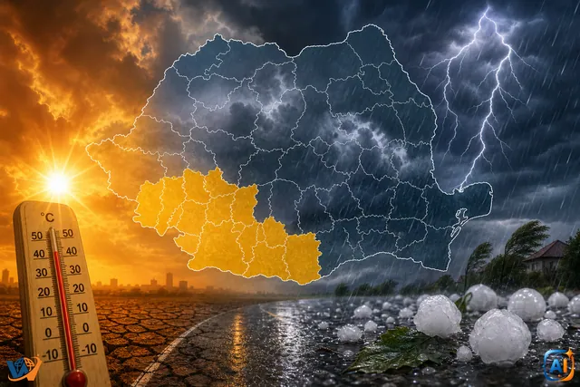 WoW Pulse Meteo: Furtuni și grindină în România. ANM anunță trei zile de instabilitate