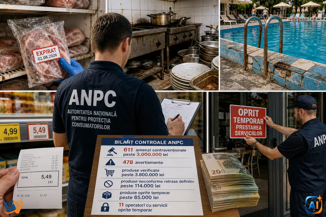 ANPC lovește în plin sezon: amenzi de peste 3 milioane