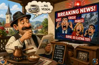 AI Pulse Satira: Ardealul oprește breaking news-ul la cafea