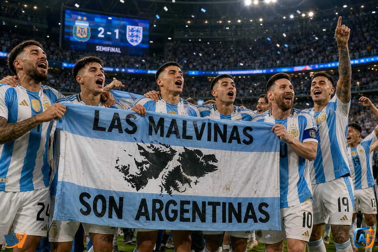 Argentina riscă sancțiuni după bannerul despre Insulele Falkland