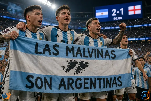 Argentina, anchetată de FIFA după mesajul despre Insulele Falkland