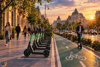 Trotinetele electrice închiriate, reguli noi în București