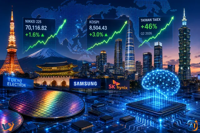 Asia explodează pe bursă datorită AI