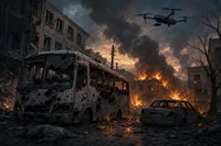 Atac cu drone în teritoriile ocupate de Rusia. Cel puțin șapte morți