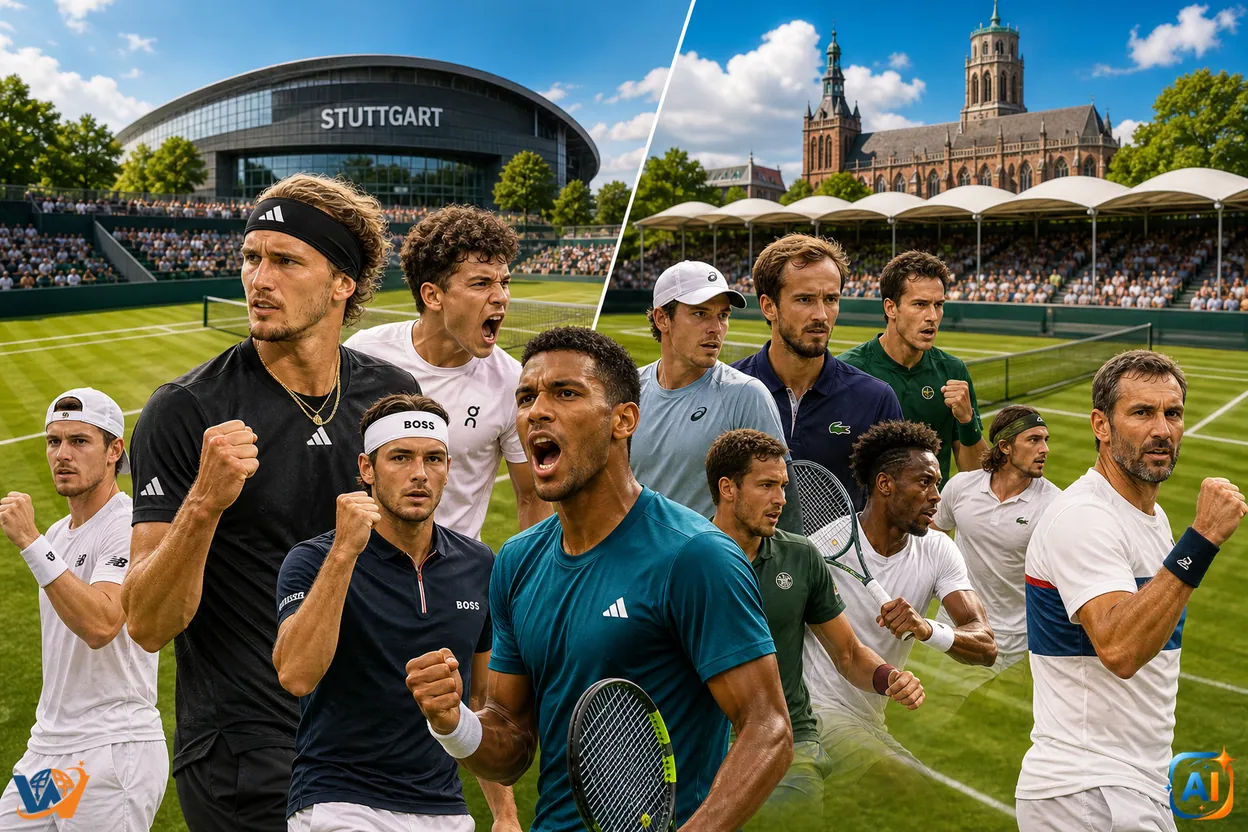 ATP intră pe iarbă: Stuttgart și ’s-Hertogenbosch deschid sezonul
