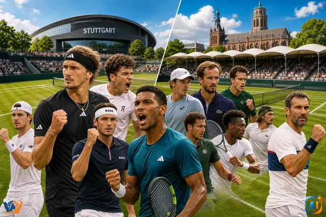ATP intră pe iarbă: Stuttgart și ’s-Hertogenbosch deschid sezonul