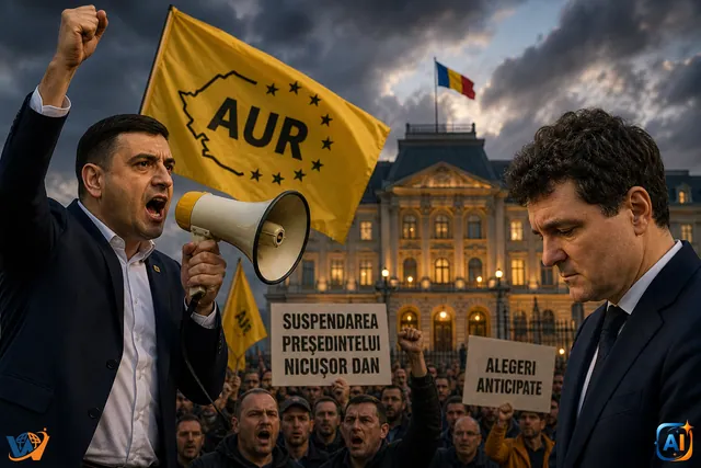 AUR forțează suspendarea lui Nicușor Dan