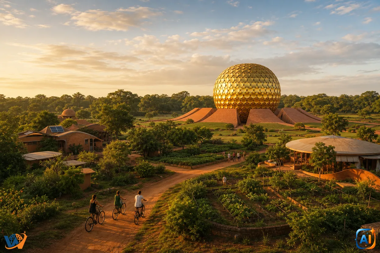 Auroville, orașul care încearcă să trăiască altfel