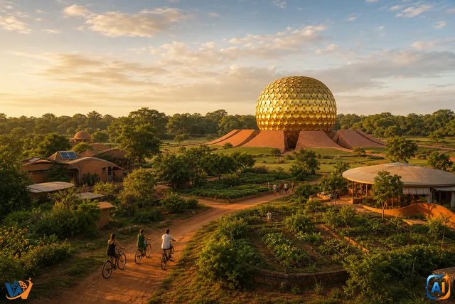 Auroville, orașul care încearcă să trăiască altfel