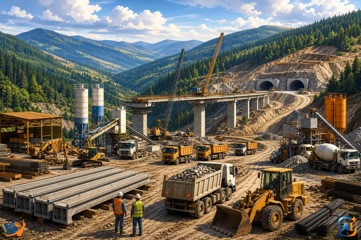 Lot important al Autostrăzii Unirii A8 intră în faza de organizare de șantier