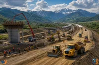 Autostrada Sibiu–Făgăraș avansează pe Tronsonul 2