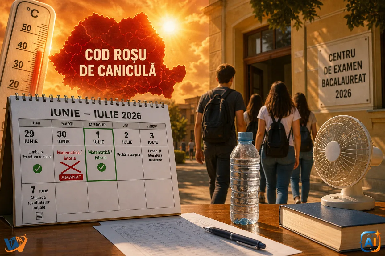 BAC 2026: proba de marți se amână