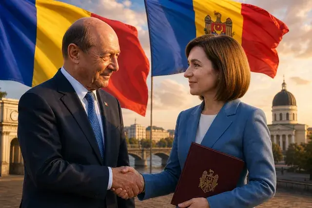Băsescu redevine cetățean moldovean: mesajul Maiei Sandu